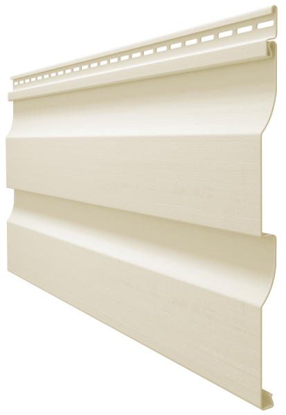 Виниловый сайдинг docke (дёке) - профиль D4,5D, сливки купить в Заводоуковске