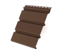Софит с центральной перфорацией, коричневый купить в Заводоуковске