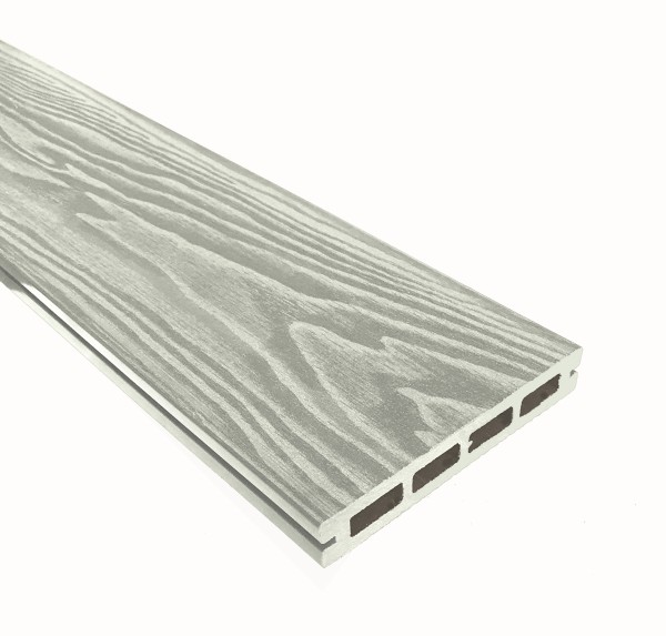 Террасная доска из ДПК Terrapol Смарт 3D Пустотелая с пазом Дуб беленый купить в Заводоуковске