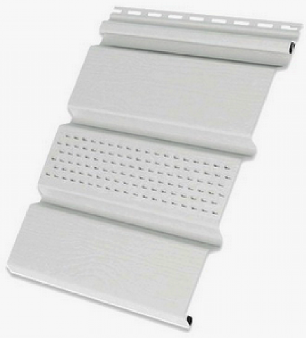 Софит с центральной перфорацией, белый купить в Заводоуковске