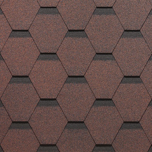 Гибкая черепица Docke, коллекция Сота – Красный купить в Заводоуковске