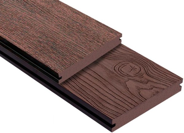 Террасная доска ДПК Outdoor 3D полнотелая STORM/OCEAN BROWN коричневая микс купить в Заводоуковске