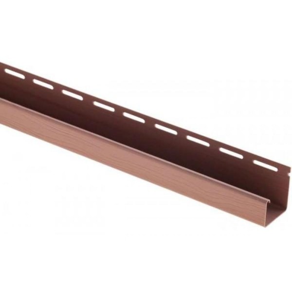 J-профиль Люкс Крашенный, T-15, ВН, Красно-коричневый купить в Заводоуковске