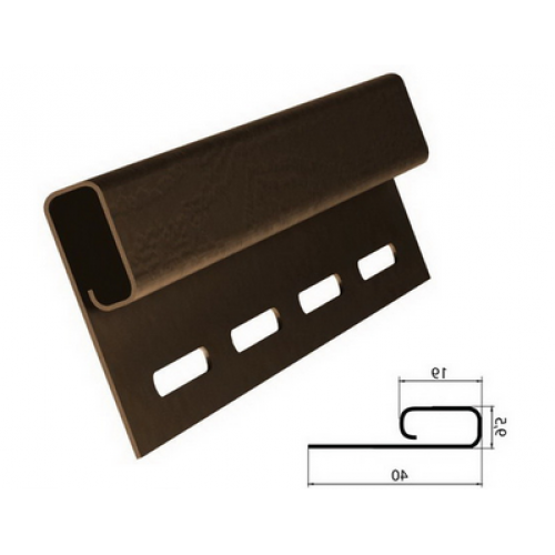 Финишная планка, коричневая купить в Заводоуковске