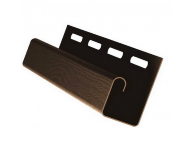 J-профиль для сайдинга, коричневый купить в Заводоуковске