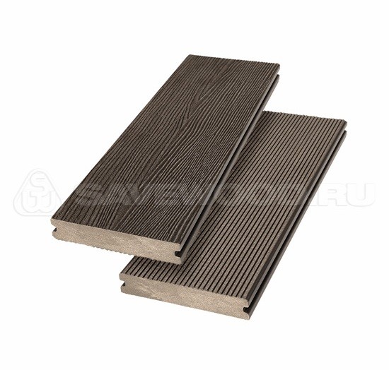 Террасная доска SW Abies (R) - радиальный распил Темно-коричневый купить в Заводоуковске