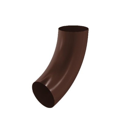 Водосток Aquasistem, система 125x90 - Колено трубы RAL 8017 Коричневый