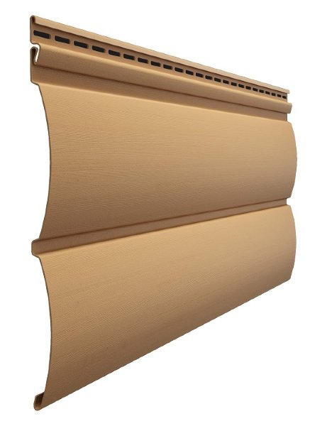 Виниловый сайдинг docke (дёке) - blockhaus D4,7T (под бревно), карамель купить в Заводоуковске