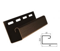 J-профиль, коричневый купить в Заводоуковске