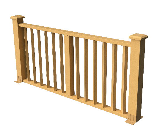 Ограждения декоративное ДПК GRINDERDECO Бруклин песчаник. купить в Заводоуковске