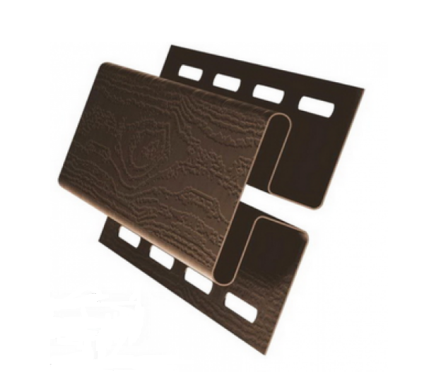 H-профиль (соеденительная планка)для сайдинга, коричневый купить в Заводоуковске