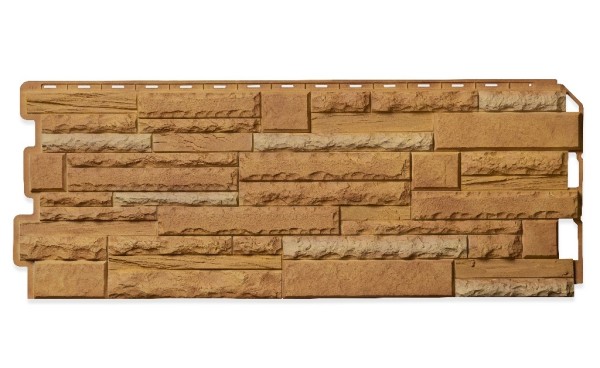 Фасадная панель Цокольный сайдинг Альта профиль Скалистый камень Памир Комби купить в Заводоуковске