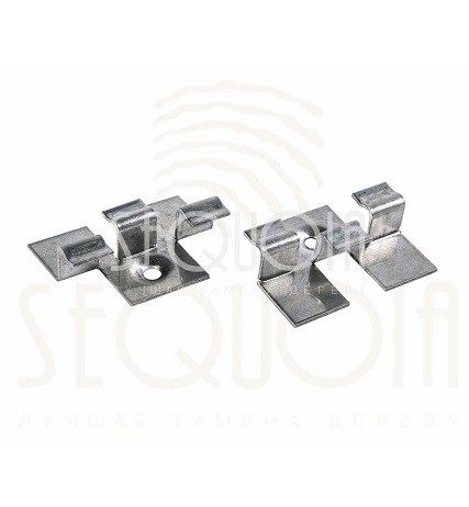 Кляймер рядный для доски террасной SEQUOIA купить в Заводоуковске