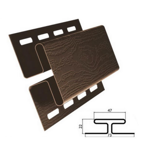 H-профиль, коричневый купить в Заводоуковске