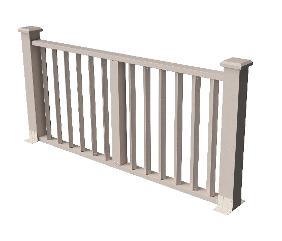 Ограждения декоративное ДПК GRINDERDECO Бруклин выбеленый дуб купить в Заводоуковске