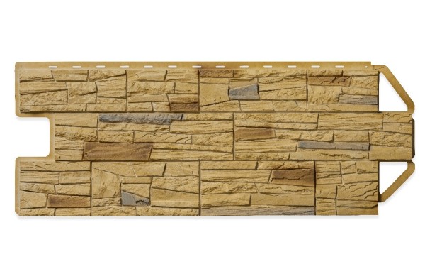 Фасадная панель Цокольный сайдинг Альта профиль Каньон Колорадо Комби купить в Заводоуковске