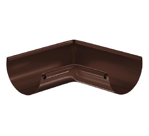 Водосток Aquasistem, система 150/100 - Угол желоба, внутренний 90° RAL 8017 Коричневый купить в Заводоуковске