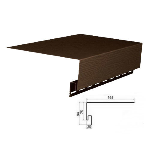 Околооконная планка, коричневая купить в Заводоуковске