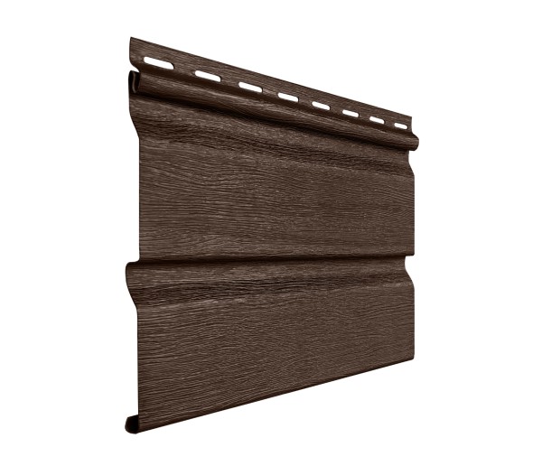 Виниловый сайдинг fineber - "стандарт", коричневый купить в Заводоуковске