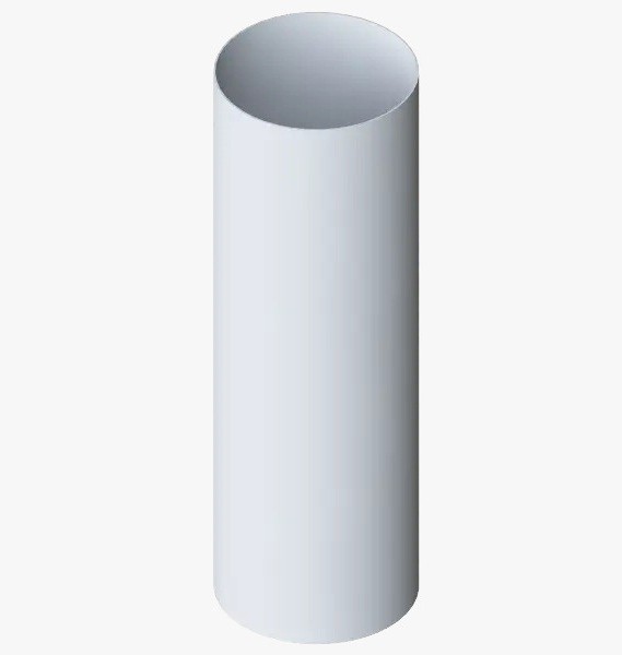 Водосток Альта-Профиль ПВХ – Труба водосточная 4м (белый) купить в Заводоуковске