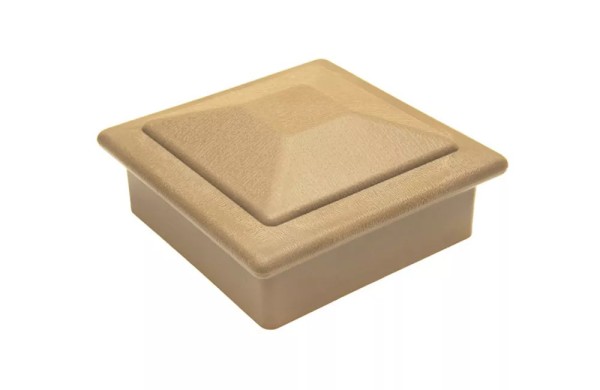 Крышка верхняя ПВХ для столба Deckart 125х125 Орех купить в Заводоуковске