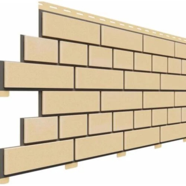 Фасадная панель Доломит Кирпич, Светло-желтый купить в Заводоуковске