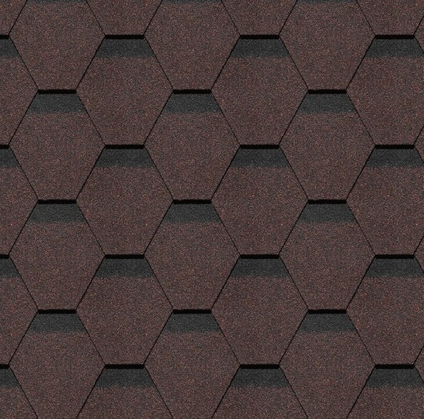 Гибкая черепица Docke, коллекция Шеффилд – Корица купить в Заводоуковске