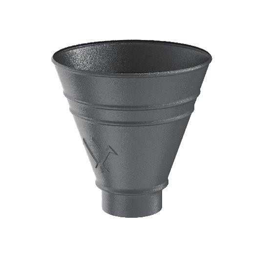 Водосток Aquasistem, Система 125/90 - Воронка водосборная круглая RR 23 Маренго matt купить в Заводоуковске