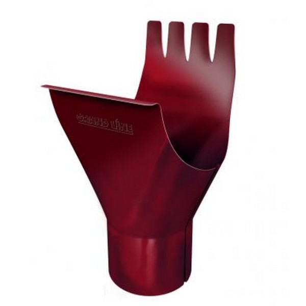 Водосток Grand Line 125x90 – Воронка желоба RAL 3005 купить в Заводоуковске