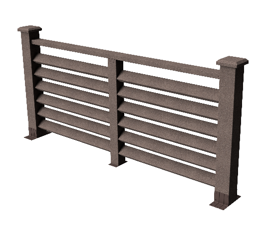 Ограждения декоративное ДПК GRINDERDECO Босфор венге купить в Заводоуковске