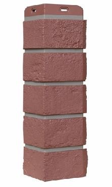 Угол Grand Line состаренный кирпич Элит корица (махагон), ШОВ темно-бежевый купить в Заводоуковске