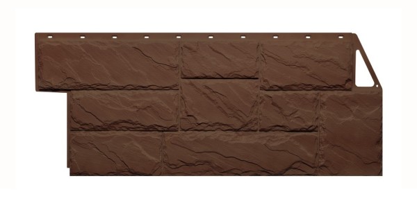 Фасайдинг Серия «Камень крупный» Коричневый купить в Заводоуковске