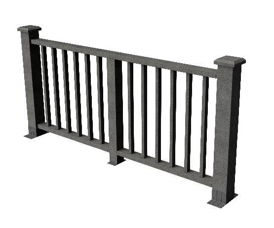 Ограждения декоративное ДПК GRINDERDECO Альма серый базальт купить в Заводоуковске