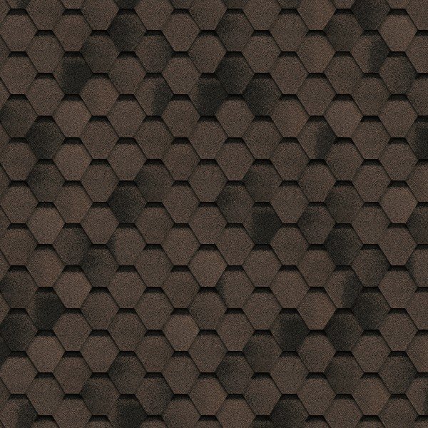 Гибкая черепица Shinglas, серия Финская,коллекция Соната – Коричневый купить в Заводоуковске