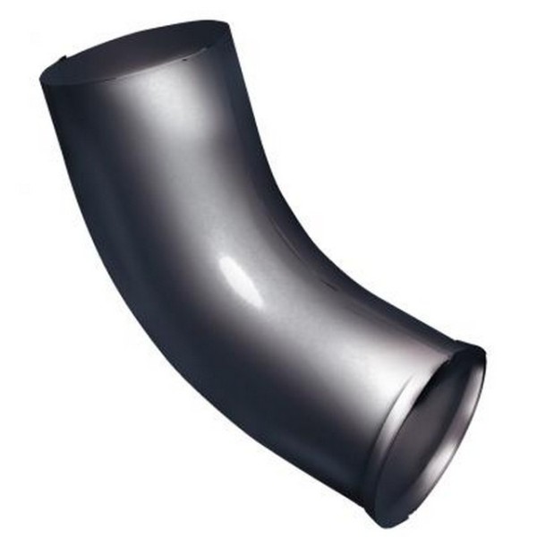 Водосток Grand Line 150x100 – Колено сливное RAL 7024 купить в Заводоуковске