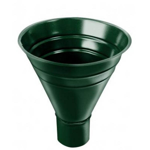 Водосток Grand Line 125x90 – Воронка водосборная RAL 6005 купить в Заводоуковске