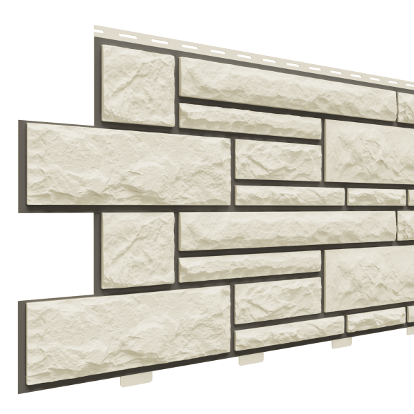 Фасадная панель Доломит, Брусчатка Доломит Слоновая кость (3м) купить в Заводоуковске