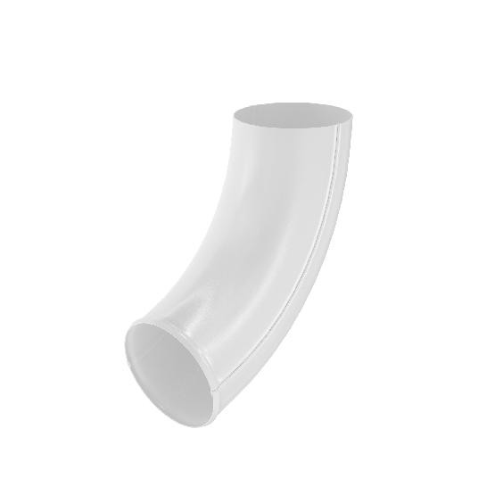 Водосток Aquasistem, система 150x100 - Отвод трубы RR 20 Мраморно-белый купить в Заводоуковске