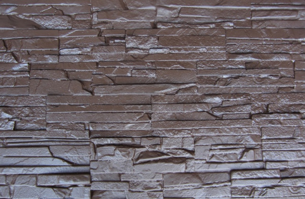 Фасадная панель Аэлит Пласт плоский Коричневый купить в Заводоуковске