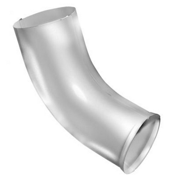 Водосток Grand Line 150x100 – Колено сливное RAL 9003 купить в Заводоуковске