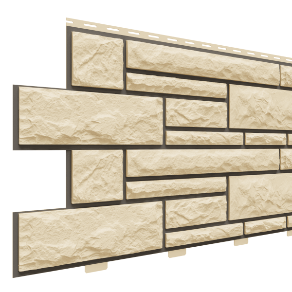 Фасадная панель Доломит, Брусчатка Доломит Шампань (3м) купить в Заводоуковске