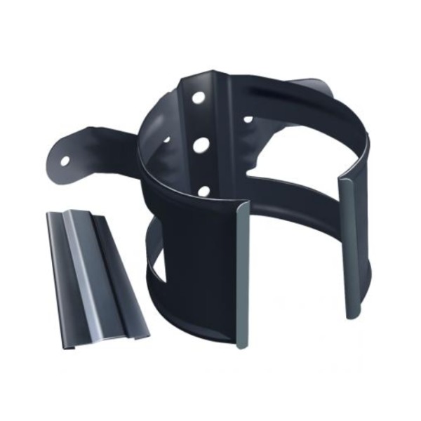 Водосток Grand Line 150x100 – Хомут трубы (на дерево) RAL 7024 купить в Заводоуковске