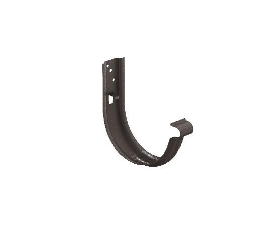 Водосток Aquasistem, Система 150/100 - Крюк универсальный с комплектом крепления RR 32 Тёмно-коричневый matt купить в Заводоуковске