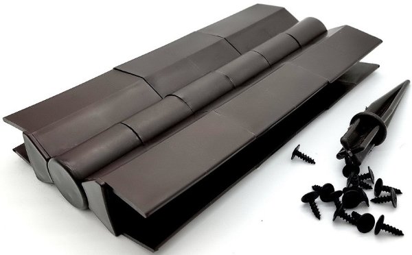 Угловой элемент поворотный, пластиковый от 60° до 300° для доски 225х30 мм из ДПК Чёрный Holzhof купить в Заводоуковске