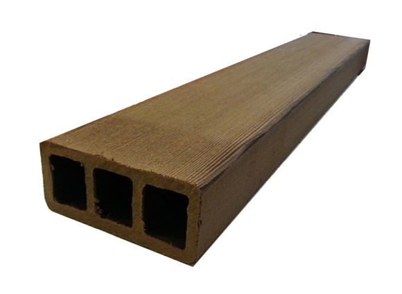 Перила (венге и коричневый) Дерево Пласт купить в Заводоуковске