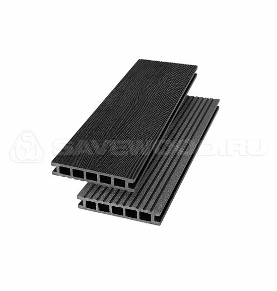 Террасная доска из ДПК SW Ornus радиальный распил черный купить в Заводоуковске