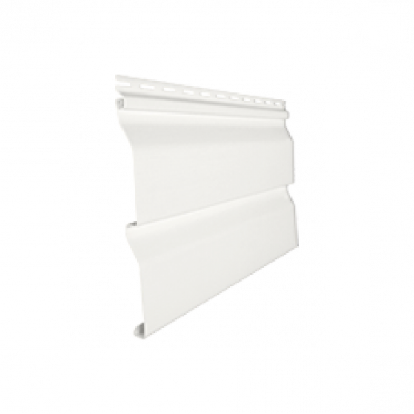 Сайдинг Виниловый Vinyl-On, D4.5 DUTCHLAP Корабельный Брус, Белый купить в Заводоуковске