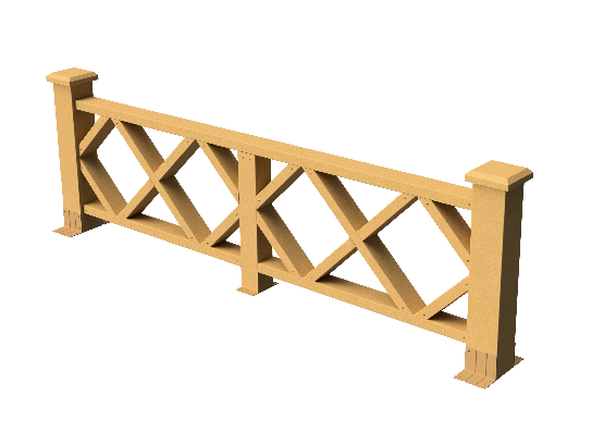 Ограждения декоративное ДПК GRINDERDECO Миллениум песчаник купить в Заводоуковске