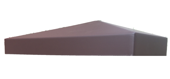 Крышка столба коричневая купить в Заводоуковске