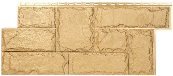 Фасадная панель T-Сайдинг-МАРСЕЛЬ ЭКО-1 Амбер купить в Заводоуковске